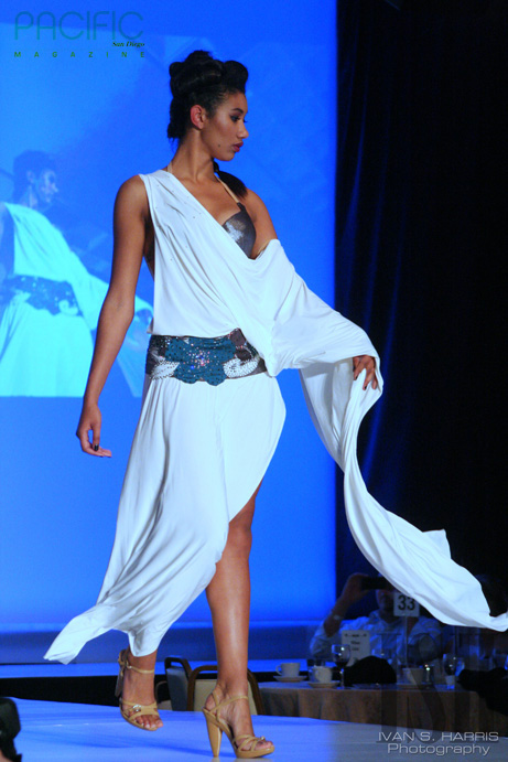 Kassy Kova, modeling a design by Selena Pribyl